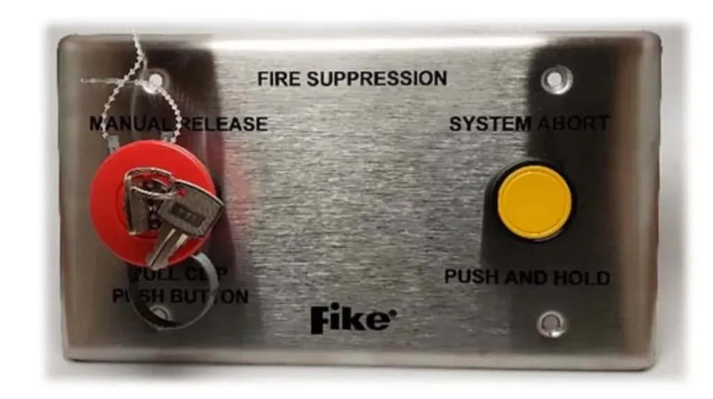 Switch assembly, manual release & system abort