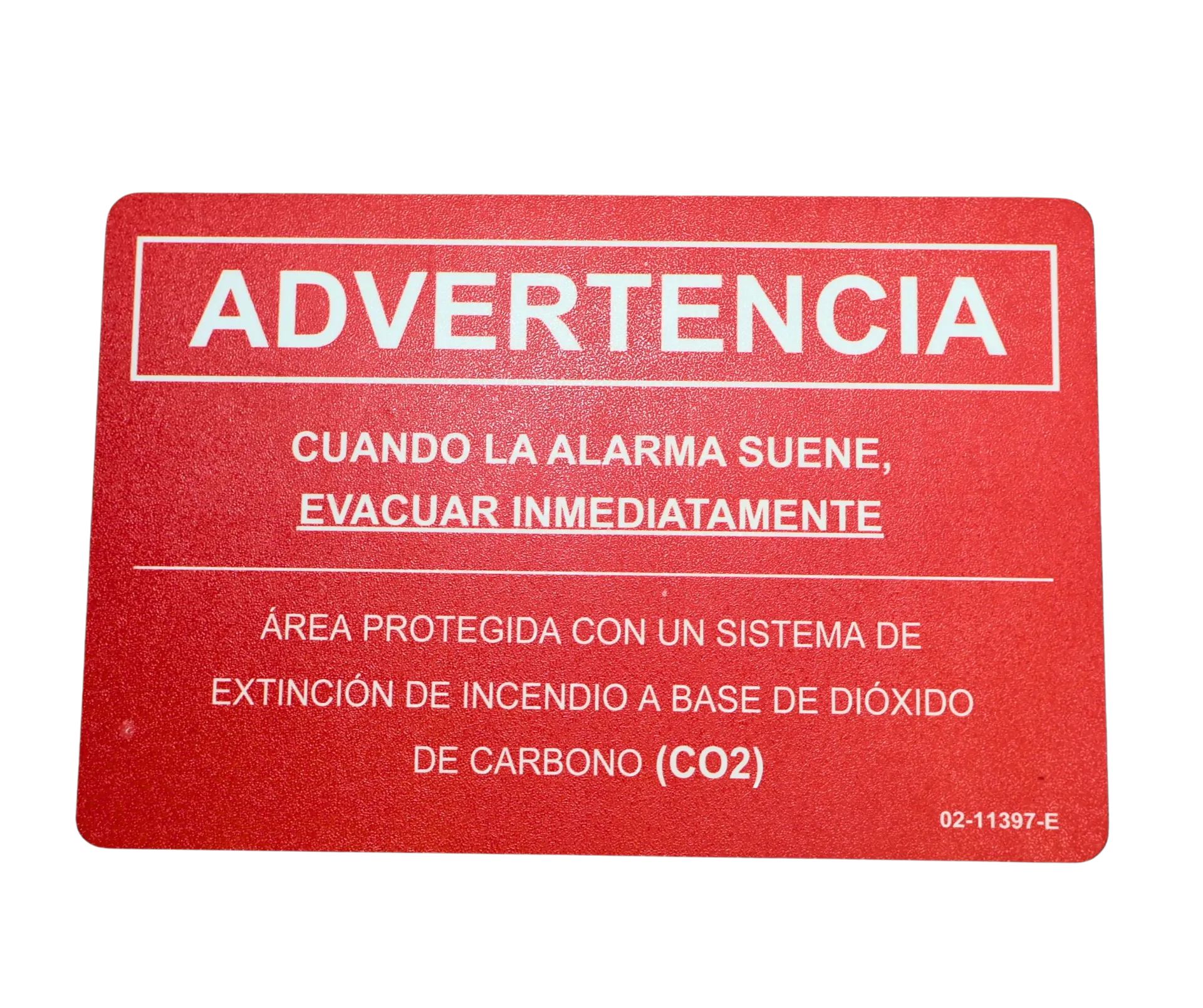 Co2 sign s/l (02-11397-sp)