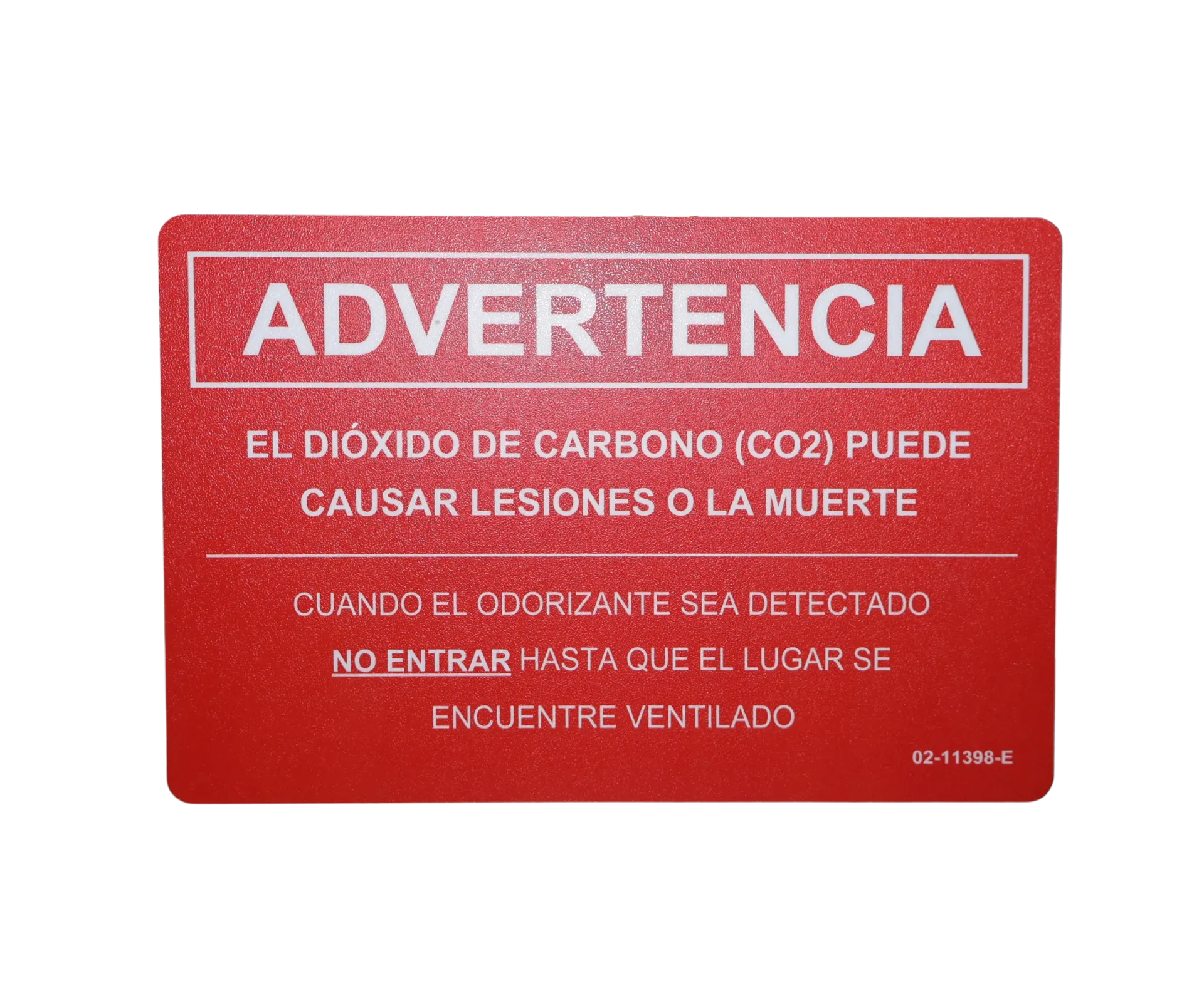 Letrero Co2 S/L (02-11398-SP)