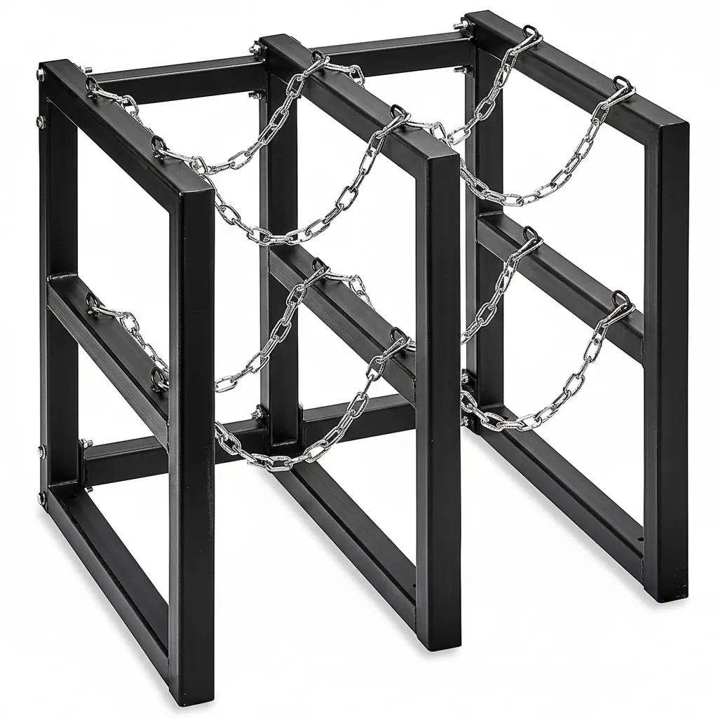 [C70-040-40] Racking system, co2, single row, four cylinder