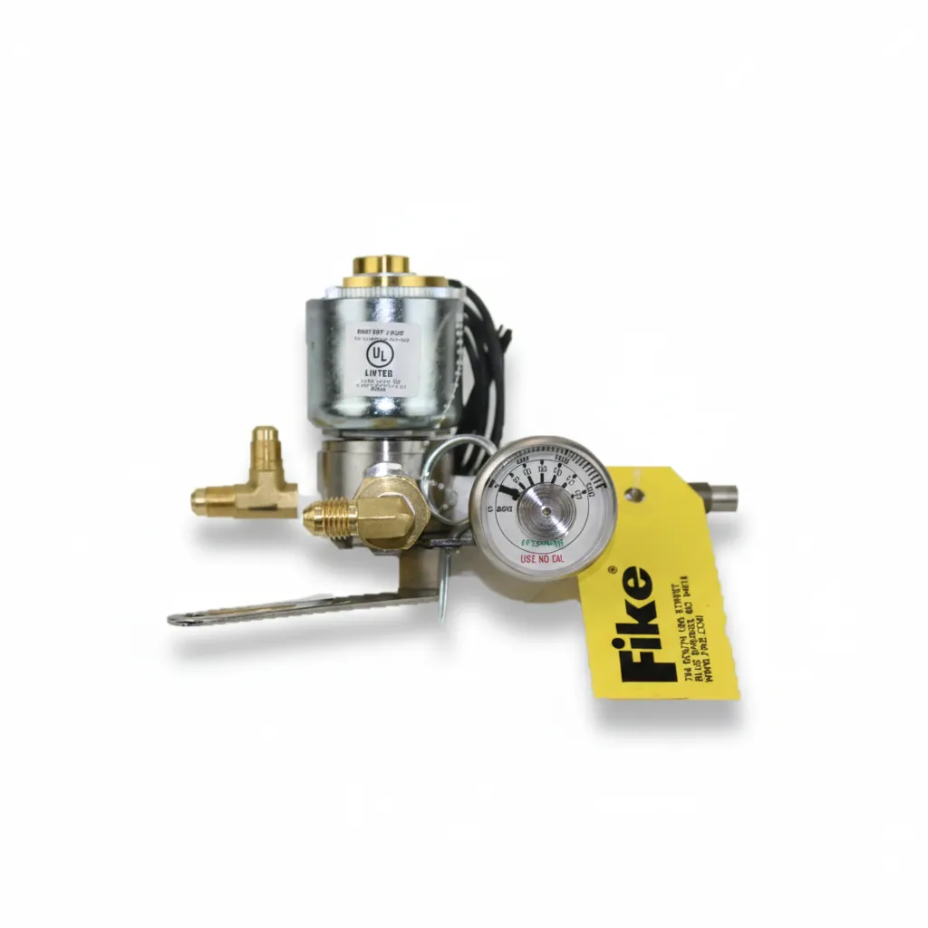 [C85-115] Ensamble de actuador 12vdc para válvula co2 con manómetro