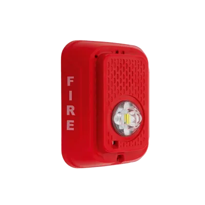 SPEAKER STROBE LED RED WALL FUEGO