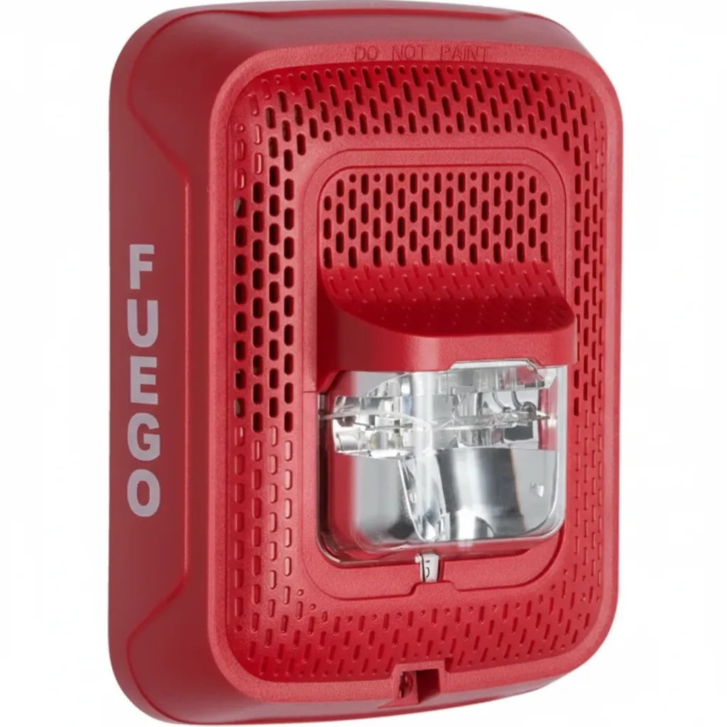 SPEAKER STROBE RED WALL FUEGO